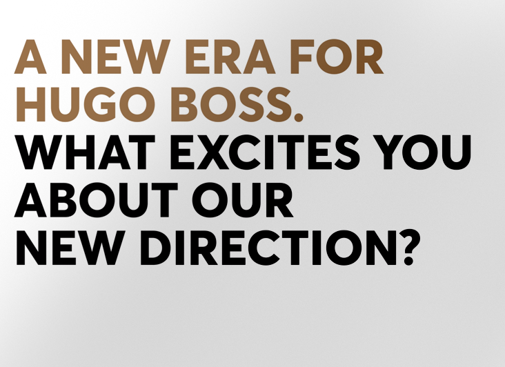 Corporate Campaign #NewEraHUGOBOSS